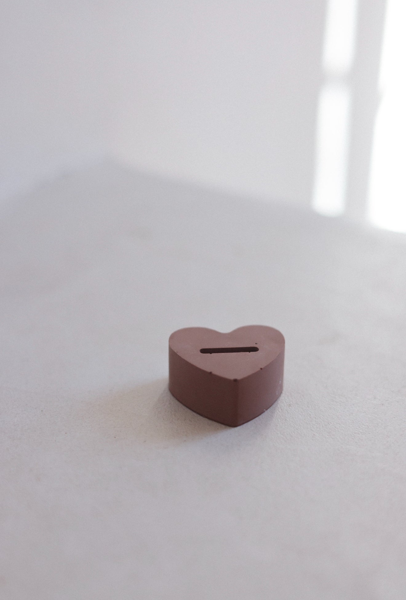 Le mini coeur marron