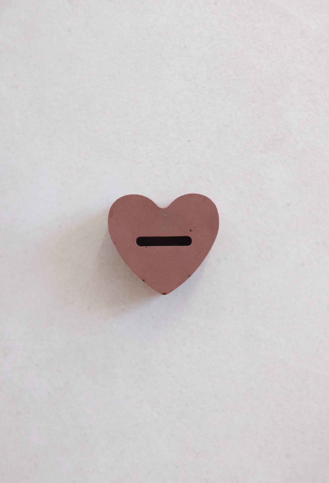 Le mini coeur marron